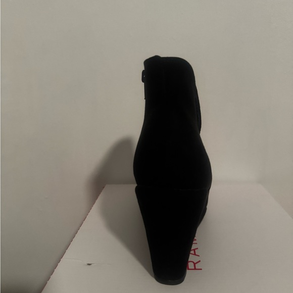 3.25’ wedge booties. Worn once. Had foot surgery and can’t wear this height now. - Picture 3 of 4